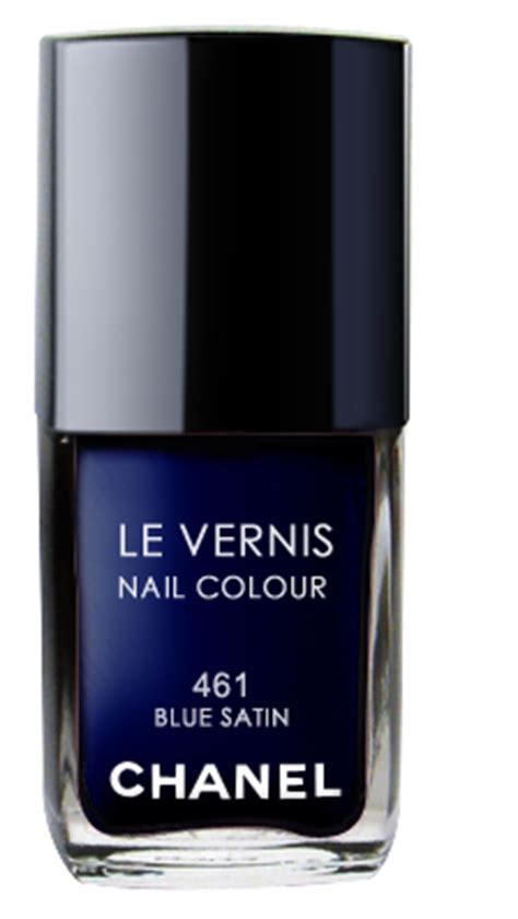 chanel nail polish blue satin 461|Chanel vernis 610 halo.